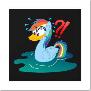 Rainbow Dash Duck My Little Pony Posters and Art